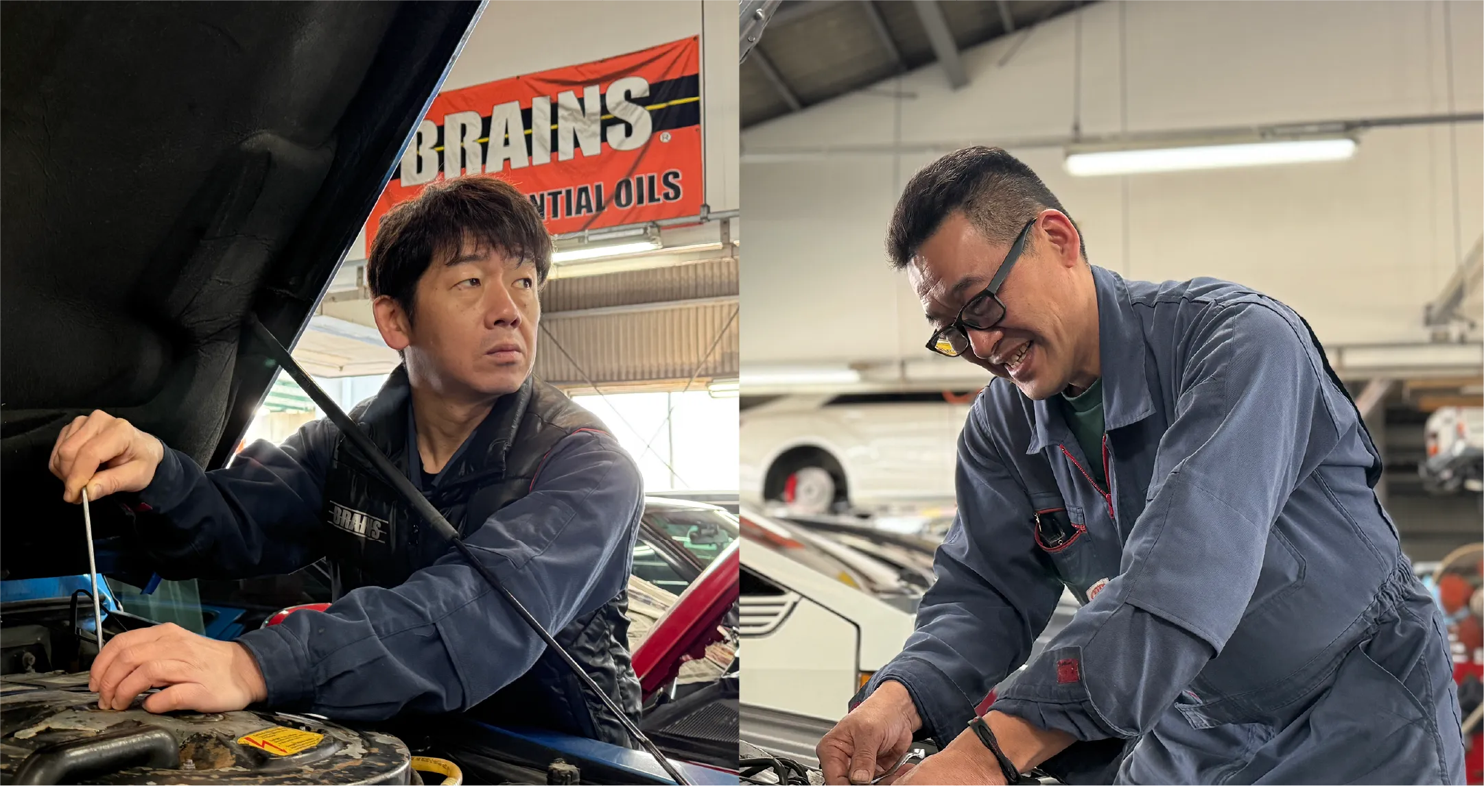 山内ガレージ 整備風景