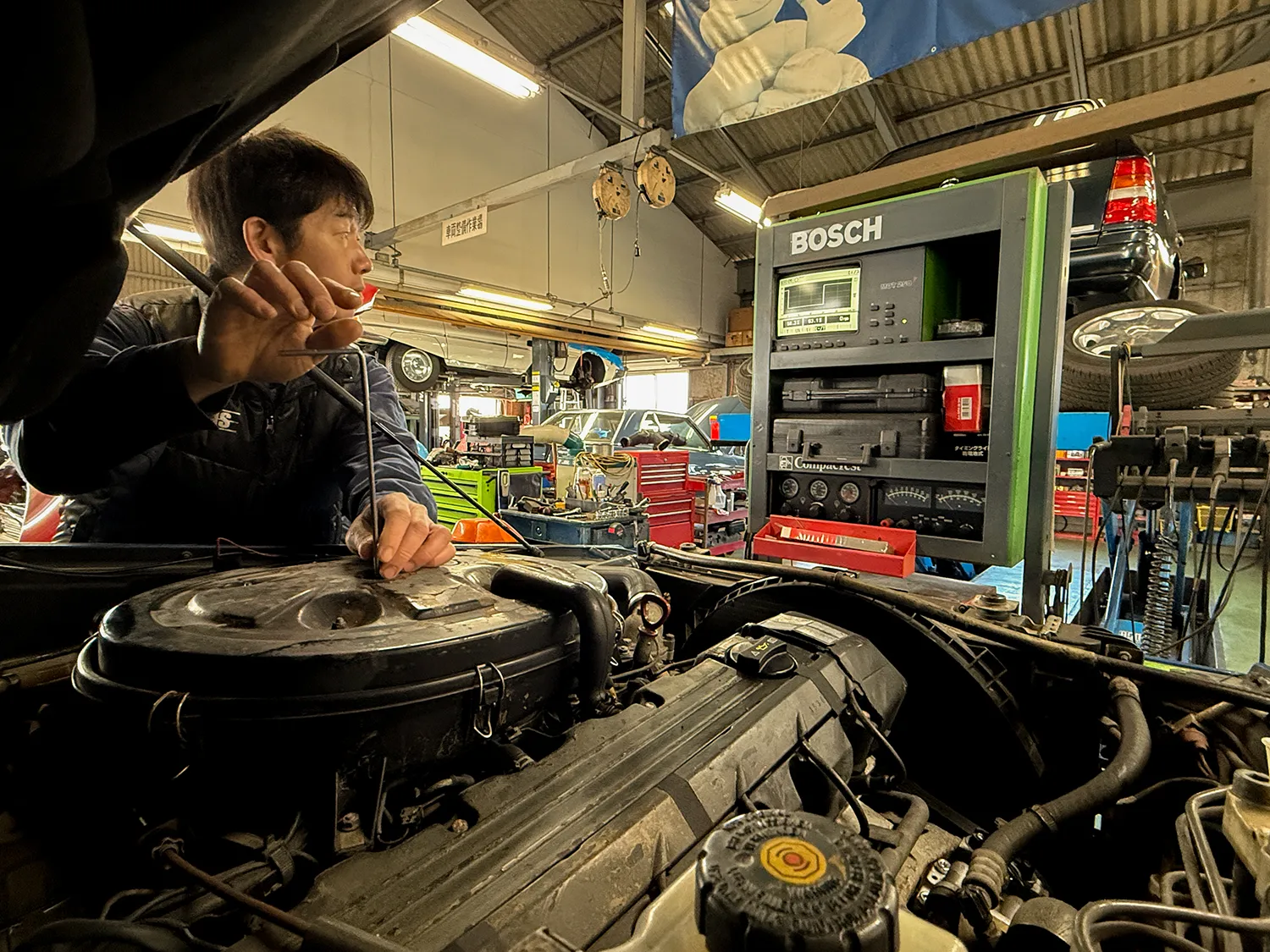 オシロスコープを使用した診断