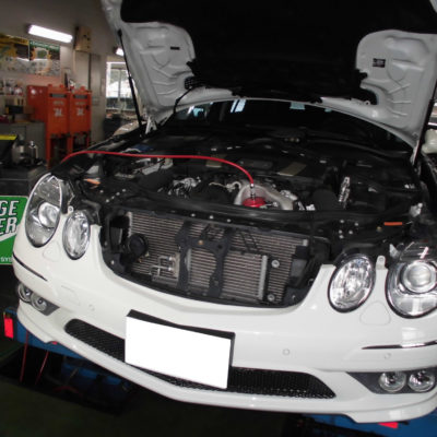 2095台目エンジン内部洗浄　メルセデスベンツ　E550　W211