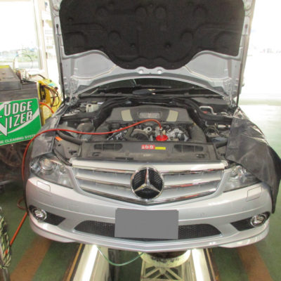 2123台目エンジン内部洗浄　ベンツC300　(W204）
