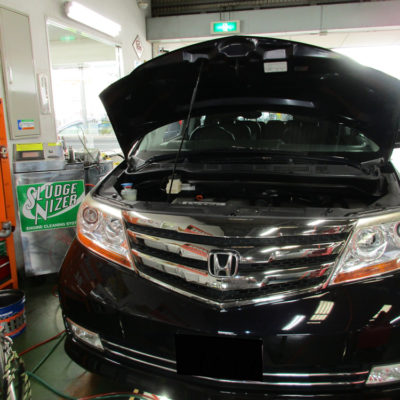 2124台目エンジン内部洗浄　ホンダ　エリシオンプレステージ