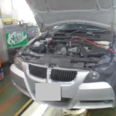BMW320i（E90）　エンジンチェックランプ点灯・修理≪ＶＶＴモーター交換・12ヵ月法定点検・エンジン内部洗浄≫