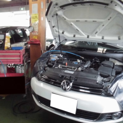 2137台目エンジン内部洗浄　フォルクスワーゲンVWゴルフ　TSI