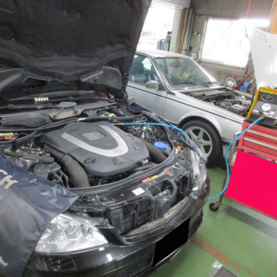 2140台目エンジン内部洗浄　メルセデスベンツS500　(W221)