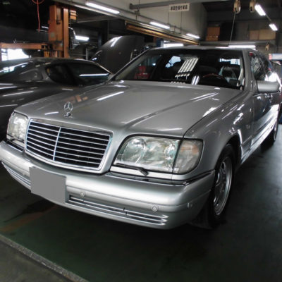 1996年式　メルセデスベンツS600L（W140）　リアアスクルブッシュ交換