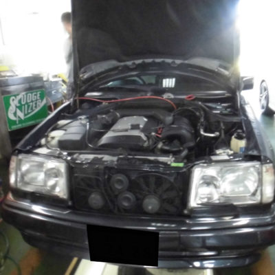 2146台目エンジン内部洗浄　メルセデスベンツE320（W124)