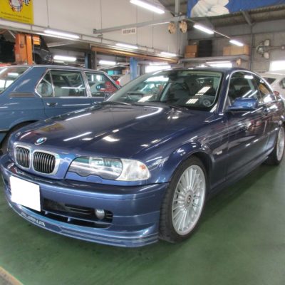 BMWアルピナB3 (E46型)ブレーキ・走行異音修理を行いました