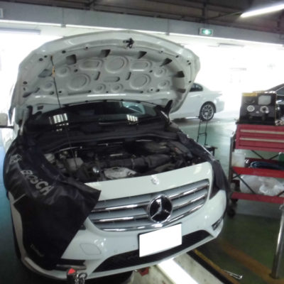 2154台目エンジン内部洗浄 メルセデスベンツB180 DBA-246242