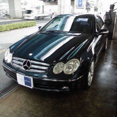 メルセデス・ベンツCLK240　バッテリー警告灯表示