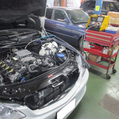 2186台目エンジン内部洗浄 メルセデス・ベンツS550 (W221) DBA-221171