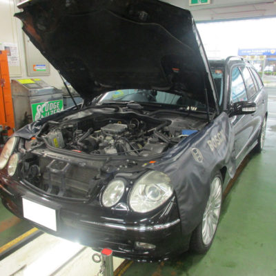 2180台目エンジン内部洗浄 メルセデス・ベンツE300 (W211) DBA-211254C