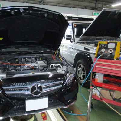 2196台目エンジン内部洗浄 メルセデス・ベンツC200（W205） RBA-205042