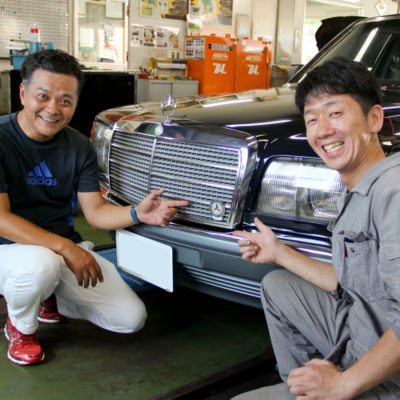 メルセデス10万キロ表彰記念 420SELにお乗りのお客様　