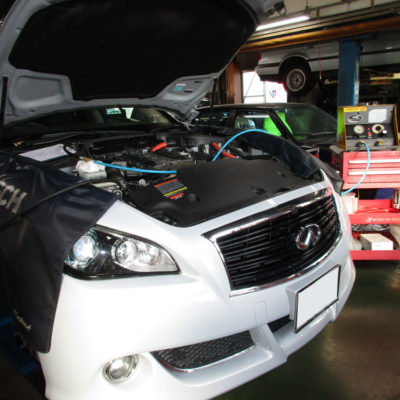 2202台目エンジン内部洗浄 フーガハイブリッド　DAA-HY51