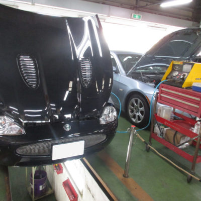 2210台目エンジン内部洗浄 ジャガーXKクーペ GH-J413A