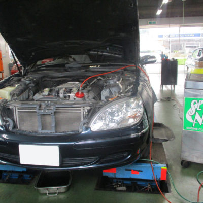 2227台目エンジン内部洗浄 メルセデスベンツS550(W220) GH-220075