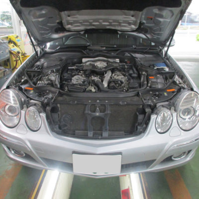 2232台目エンジン内部洗浄 メルセデスベンツE320 (W211) KN-211022
