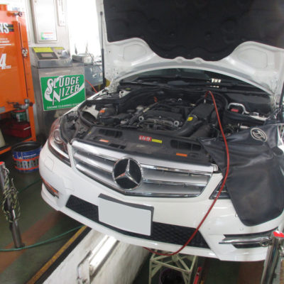 2230台目エンジン内部洗浄 メルセデスベンツC180（W204） DBA-204048