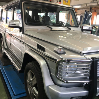 メルセデス・ベンツG500　エンジンオイル漏れ修理