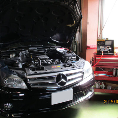 2265台目エンジン内部洗浄 メルセデス・ベンツC300 (W204)DBA-204054