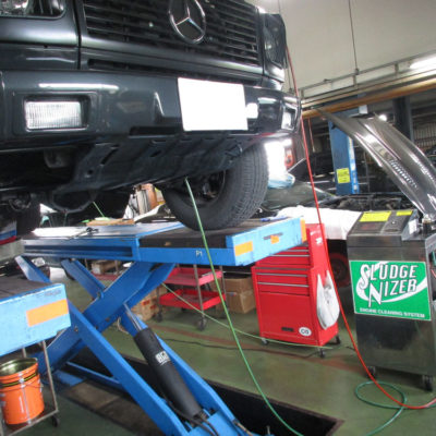 2279台目エンジン内部洗浄 メルセデス・ベンツG320  (W463) E-463231