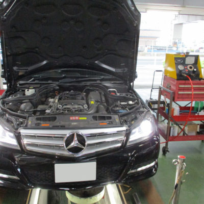 2300台目エンジン内部洗浄 メルセデス・ベンツC200 (W204) DBA-204248
