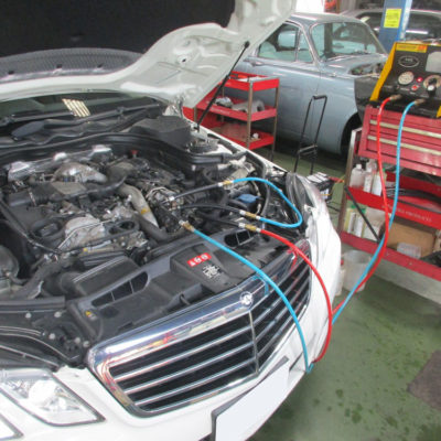 2302台目エンジン内部洗浄 メルセデス・ベンツE350 (W212) LDA-212224C