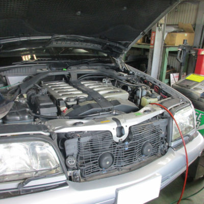 2305台目エンジン内部洗浄 メルセデス・ベンツS600L (W140) E-140057