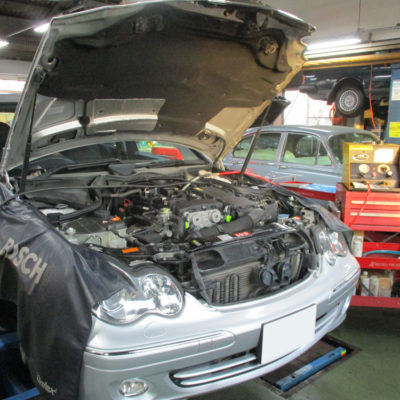 2318台目エンジン内部洗浄 メルセデス・ベンツC180 (W203)　DBA-203246