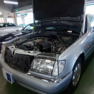 ベンツSクラスW140エアコン修理