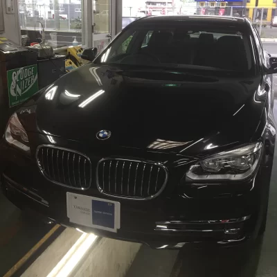 BMW 750クーラント漏れ修理
