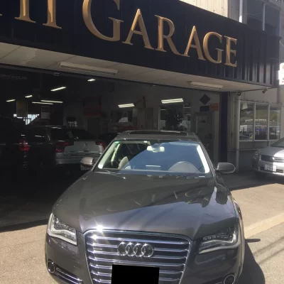 アウディA8クーラント漏れ修理(出先でのトラブル回避！)