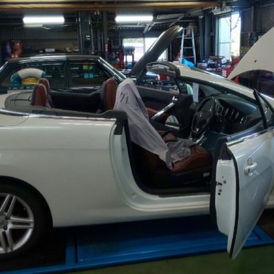 プジョー308カブリオレ　エアコン修理