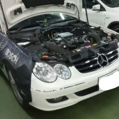 ベンツ 272エンジン警告灯点灯