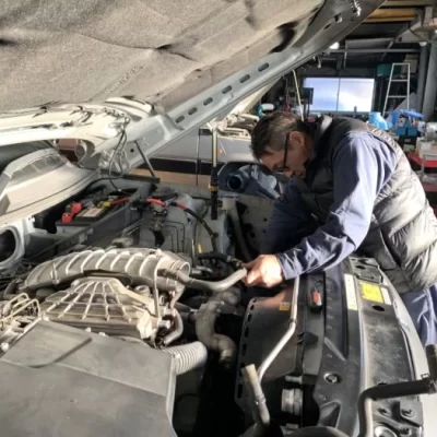 レンジローバー冷却水漏れ修理