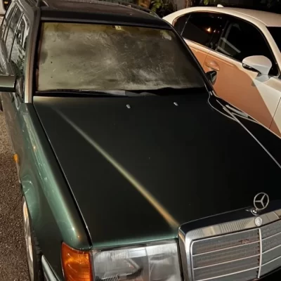 ベンツ124 室内曇る…