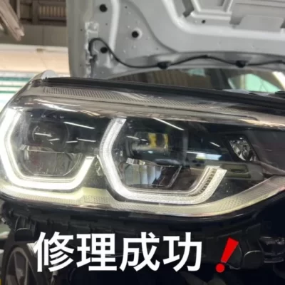 BMW X3 コロナリング点灯しない…