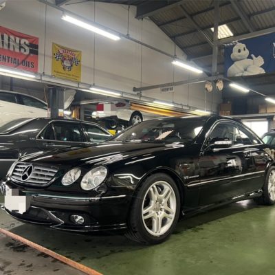 ベンツCL55AMG(Ｗ215)ABCサスペンション(油圧サスペンション)車高調へ交換！？